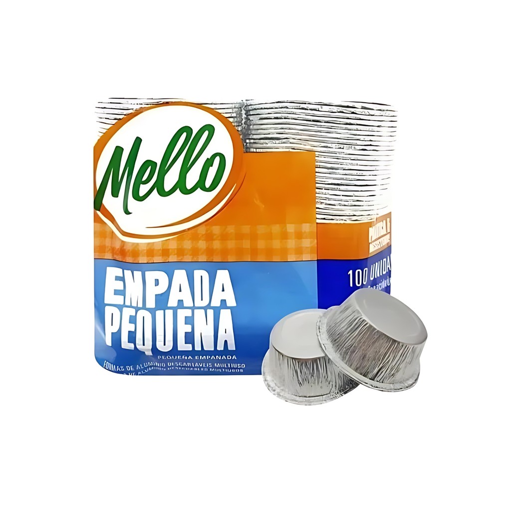 Forma Empada Pequena Mello Alumínio 50 ml Pacote com 100 Unidades em Oferta na Shopee