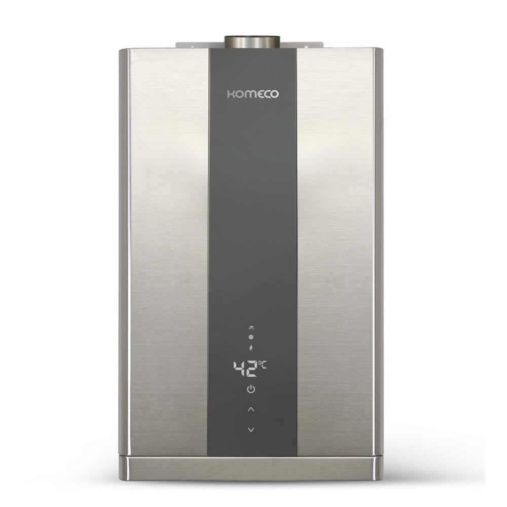 Aquecedor de Água a Gás Natural Komeco Cinza KO 16DI Digital Bivolt
