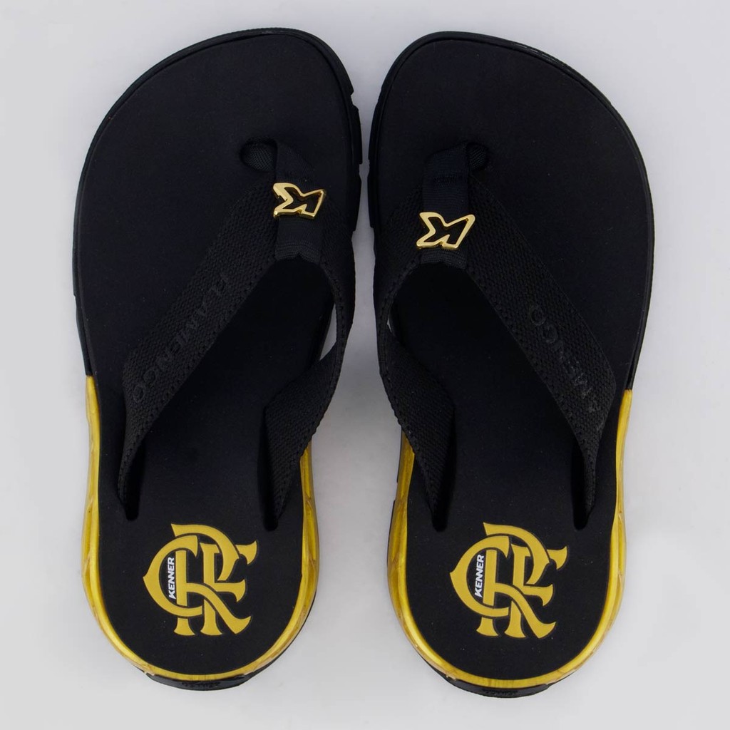 Chinelo Kenner Flamengo Rakka Juvenil Preto