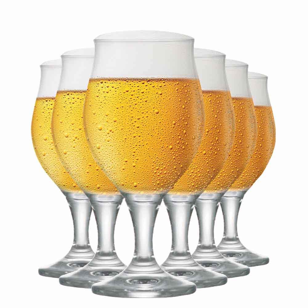 Jogo de Taças de Cristal Elsab para Cerveja 6pcs, 340ml - Ruvolo em Oferta na Shopee