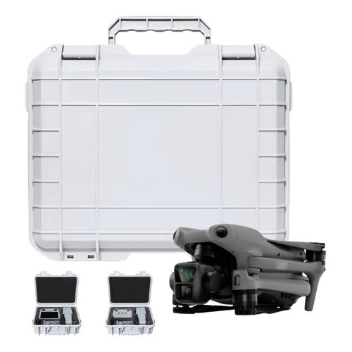 Case Maleta Estojo Para Drone Dji Air 3 Rc2 Rcn2 Branco