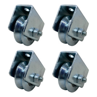 Kit 4 Roldanas Aliaço Portão Correr 1 1/2 polegada (3,7 cm) Cantoneira Em V em Oferta na Shopee