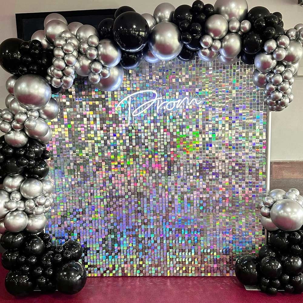 Painel de Lantejoula Shimmer Magico para Festas Eventos Holografica 1,80 x 1,20
