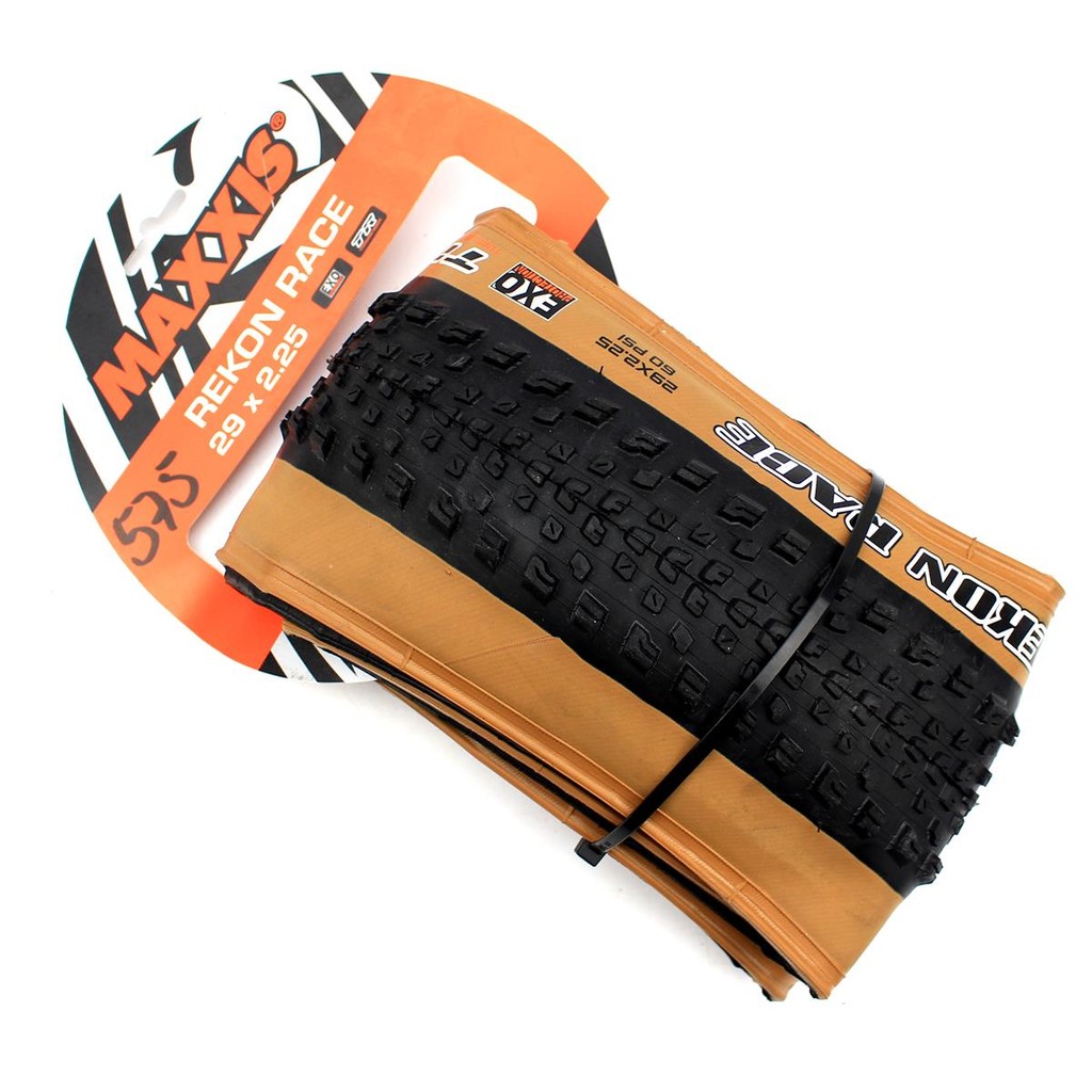 Pneu Mtb Maxxis Rekon Race 29 2.25 Tubeless Exo Protection em Kevlar Faixa Marrom