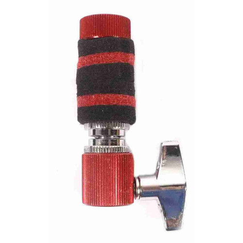Presilha Hi-hat Chimbal Vermelha DM com Trava de Rosca