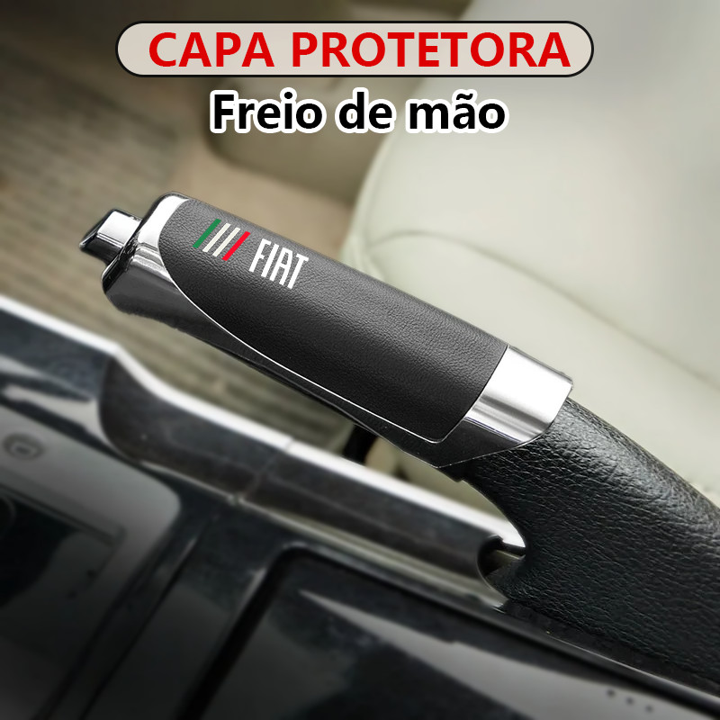 Capa Freio De Mao Para Carro Fiat Decoração De Proteção Antiderrapante Argo Strada Grand Siena Mobi Palio Uno Toro Tipo