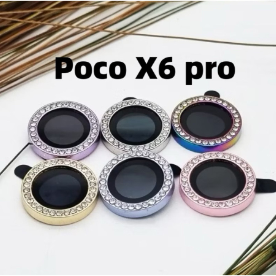 POCO X7 / X6 / 13C Películas Lente Câmera para REDMI POCO X6 / 13C - 4G/5G (COM Diamante)