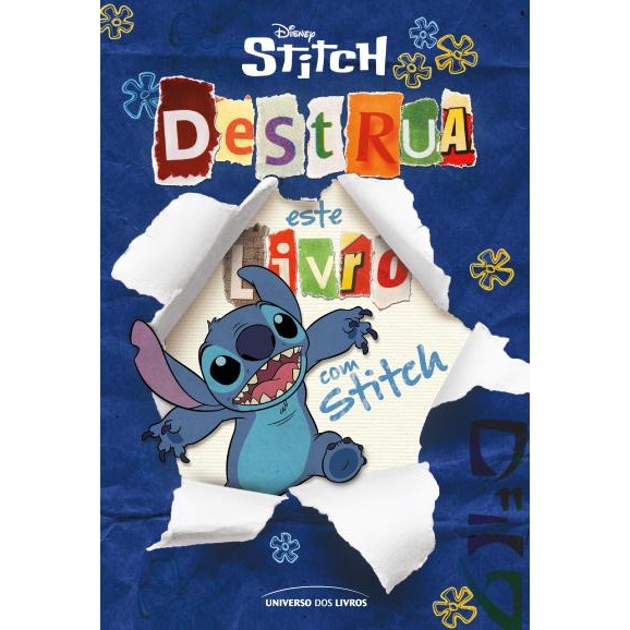 Destrua este livro com Stitch em Oferta na Shopee