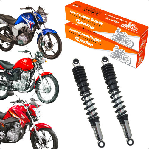 Amortecedor Cg Titan150ks/es/esd/cg Fan 160 Todas (par) em Oferta na Shopee