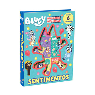 Bluey Minha Mini Biblioteca - Sentimentos em Oferta na Shopee