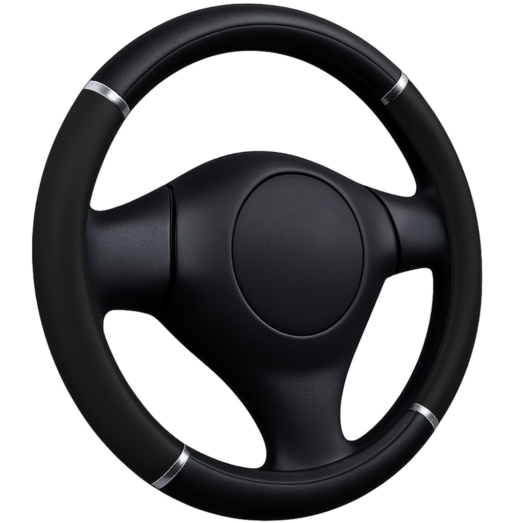 Capa De Volante Preta Lisa 38cm | Proteção, Conforto E Estilo P/ Volante de Carros