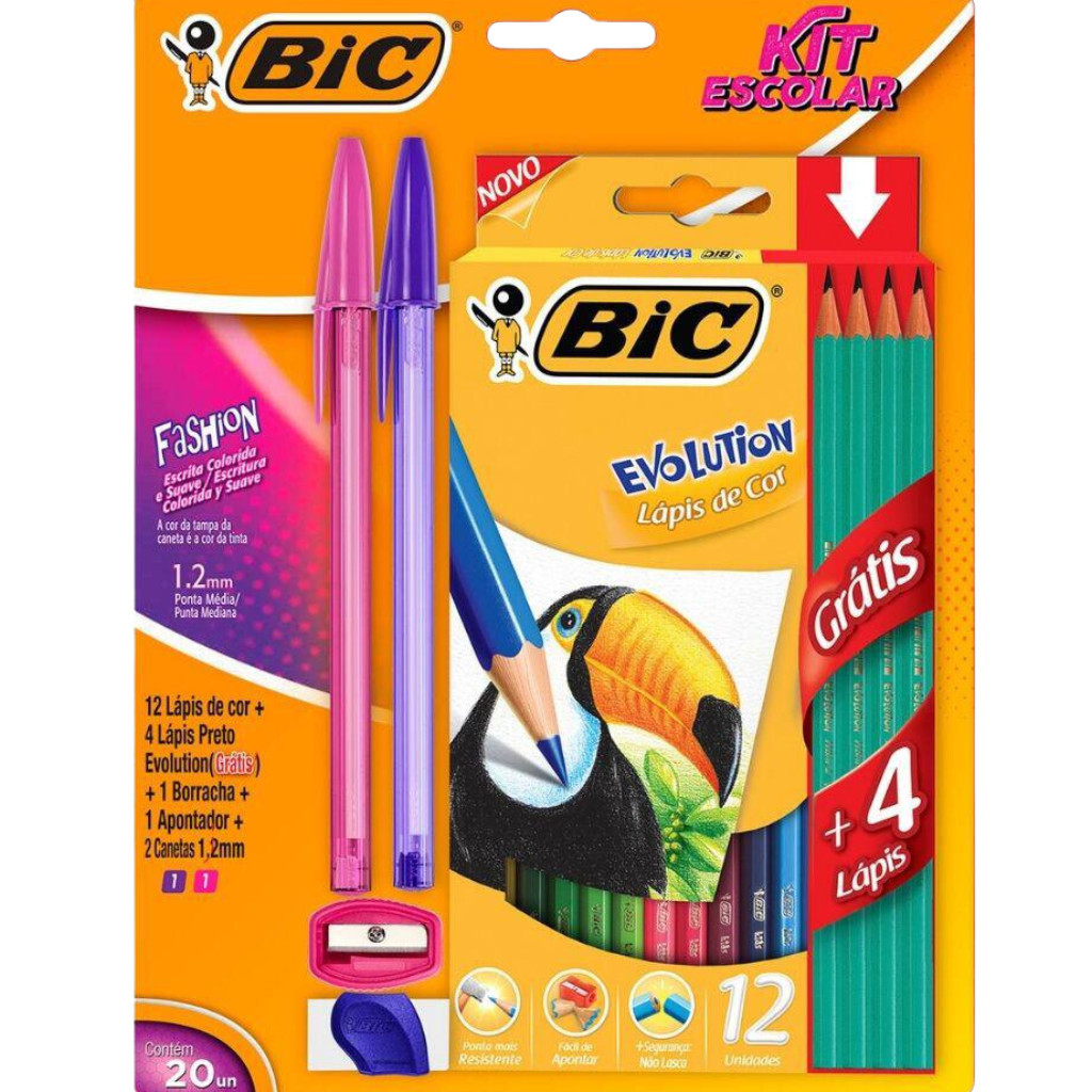 Estojo Caneta Bic: Onde Comprar | BuscaProdutos