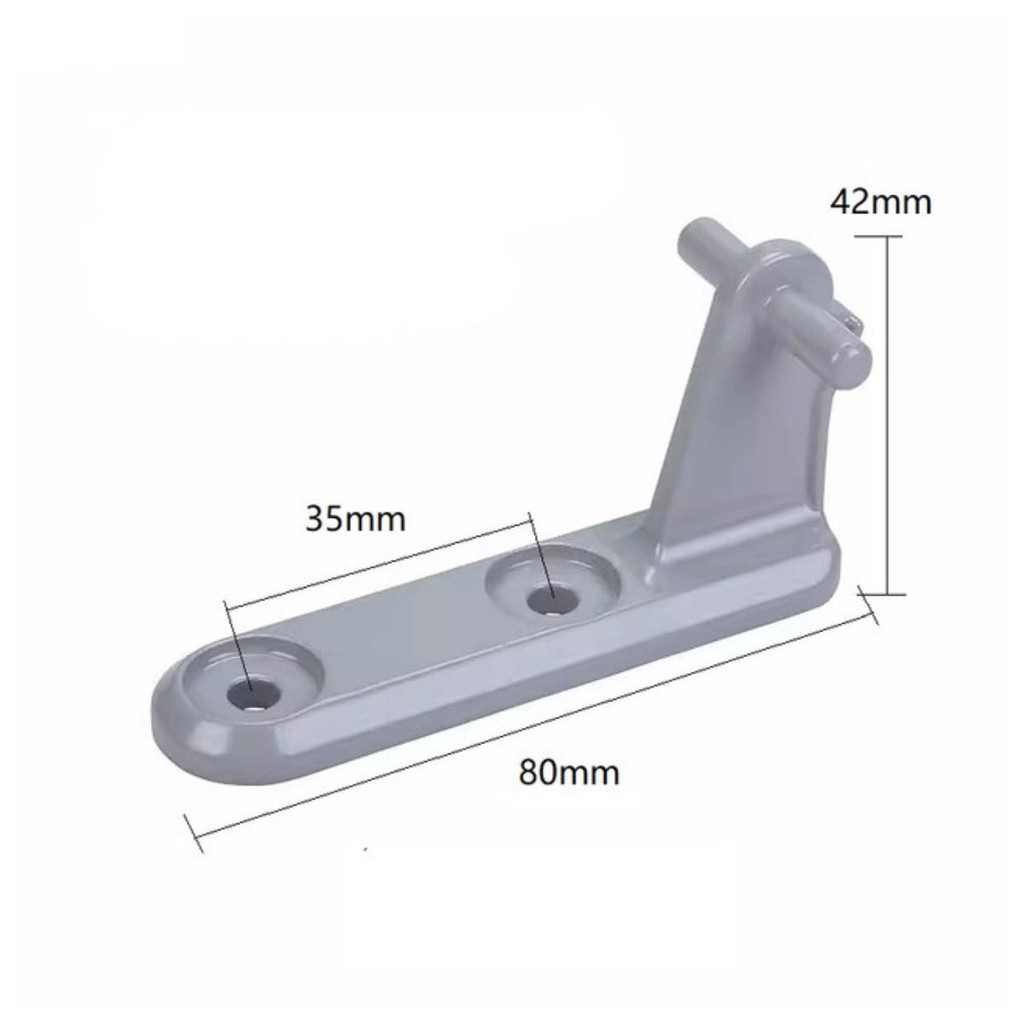 Dobradiça intermediaria esquerda geladeira MD-RT507F midea 12231000023303