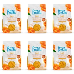 Kit 6 Unidades Cera Quente Depilatória Depil Bella Confete Alta Performance Extrato de Mel 1kg