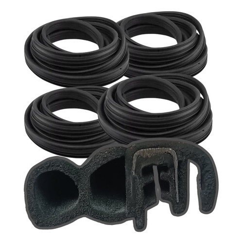 Kit 4 Borracha Porta Guarnição Tribulbo C/ Aba Mod Original em Oferta na Shopee