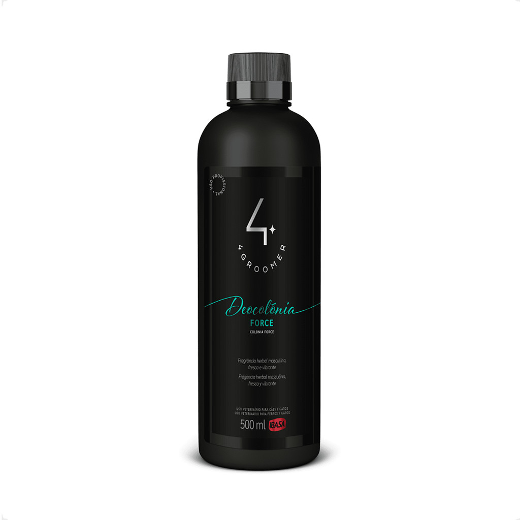 Deocolônia Force 4Groomer Ibasa para Cães e Gatos 500ml