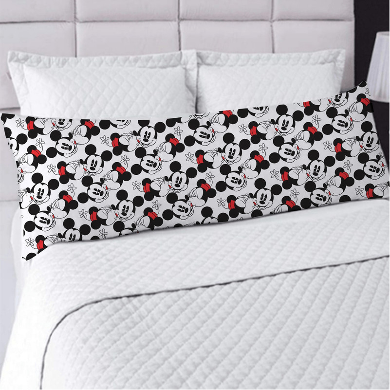 FRONHA TRAVESSEIRO DE CORPO XUXÃO 1.25X0.45CM REFIL ENCHIMENTO DE SILICONE LOVE MINNIE E MICKEY em Oferta na Shopee