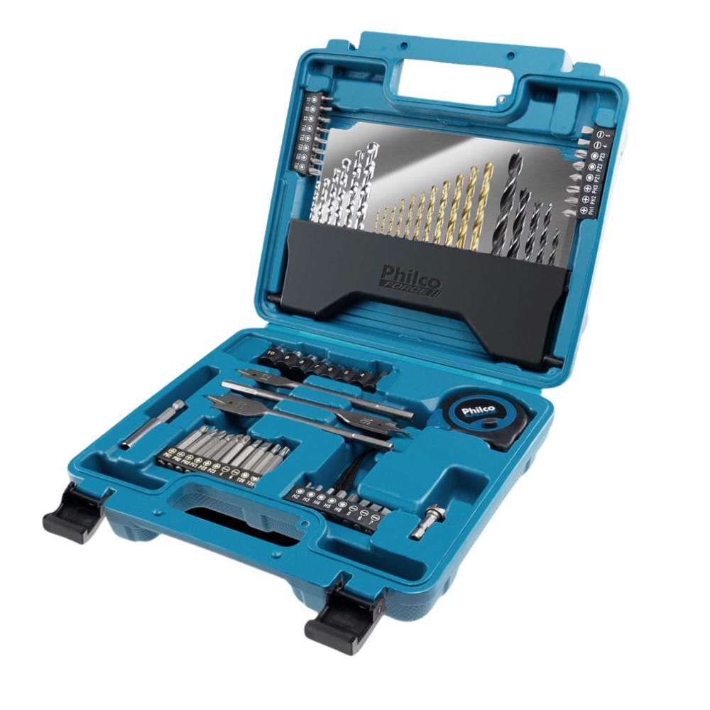 Kit de Ferramentas com 70 Peças e Maleta PHILCO - Home & Living