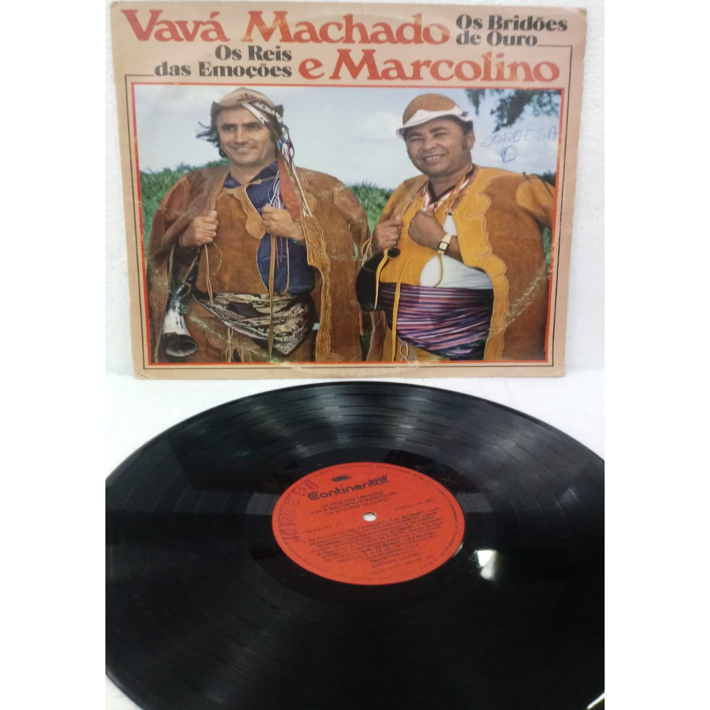 LP Vinil: LP OS REIS DAS EMOÇÕES de VAVÁ MACHADO E MARCOLINO