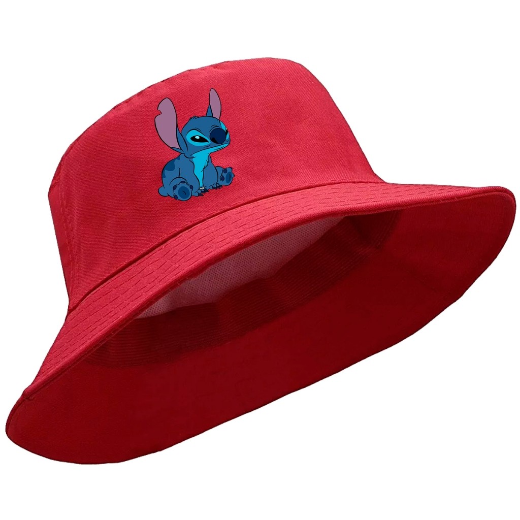 Chapéu Bucket Hat Lilo Stitch bravo