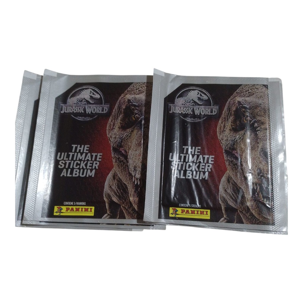 Envelopes de Figurinhas Jurassic World - Kit com 20 Envelopes Lacrados - Panini