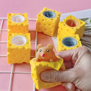 Brinquedo De Apertar De Mouse De Queijo-Sensorial De Alívio De Estresse Para Adultos E Crianças , Decoração De Mesa Fofa em Oferta na Shopee