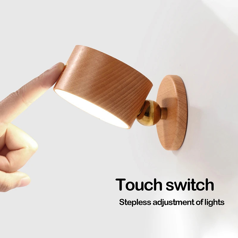 Luzes De Parede Led Com Toque  Base Em Rotação 360° Com Imã