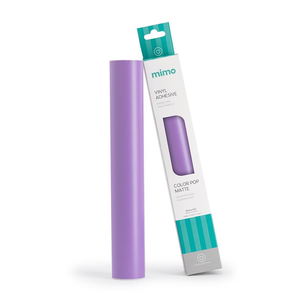 Adesivo Vinil Color Pop Fosco - Lilás - Mimo - 30,5 cm x 1,22 m - 1 Und