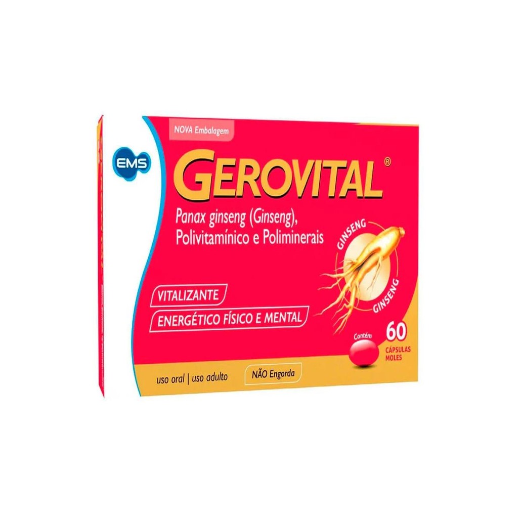 SAUDE E VIGOR GEROVITAL C/60 CP em Oferta na Shopee
