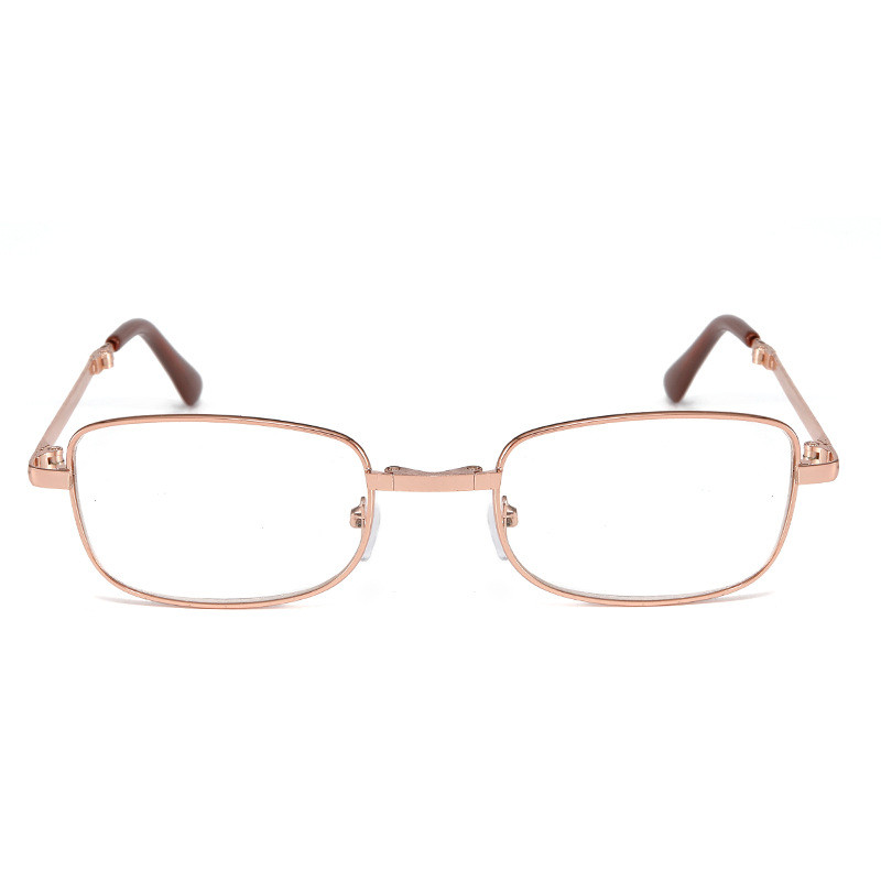 Óculos Dobráveis Portáteis HD Armação De Metal Bicolor em Oferta na Shopee