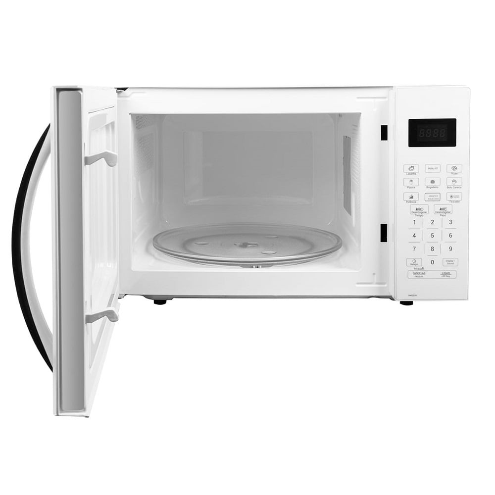 Detalhes do Micro-Ondas Philco 20 Litros Multifunções Limpa Fácil Branco PMO23BB – 127 Volts