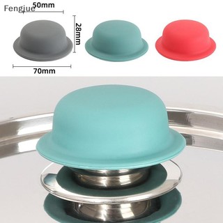 Fengjue 1/2 Pçs Resistente Ao Calor Pote Pan Tampas Chapéu Panelas Universal Cozinha Silicone Botão Alça De Elevação Cap