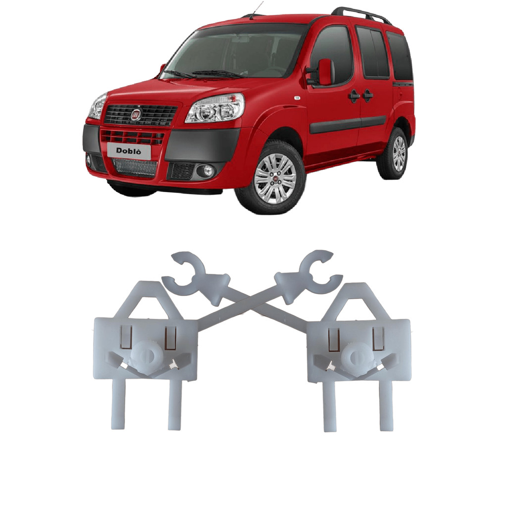 Arraste Máquina Vidro Elétrico Doblo Todos Anos Com Trava