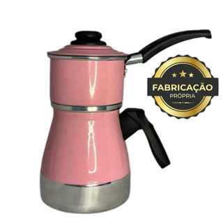 Cuscuzeira a Vapor Duplex Rosa Porção Individual Mini Cuscuzeira Dupla com Tampa Faz Cuscuz e Legumes em Oferta na Shopee