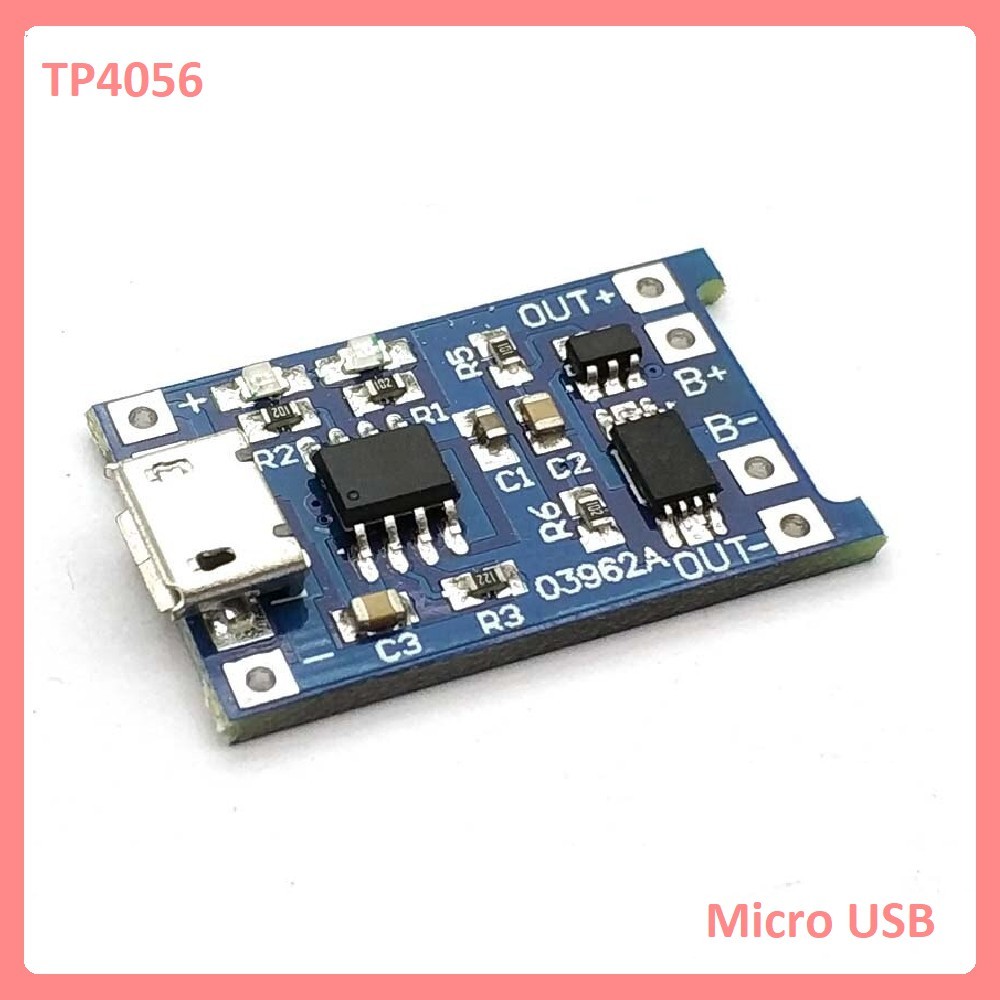 Type C Módulo Carregador De Baterias Lítio bateria TP4056 18650  com proteção Lithium PL010