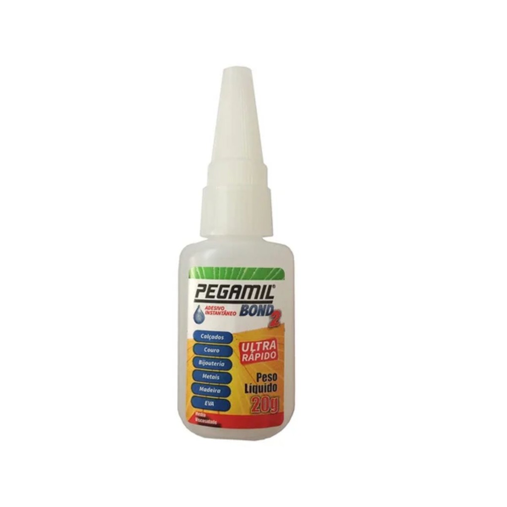 Kit 03 Colas Pegamil Bond N2 - Adesivo Instantâneo Ultra Rápido 20g