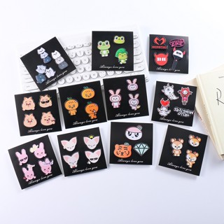 Kpop Idol Seventeen Straykids Babymonster Broches Conjunto De Alfinetes De Broche De PVC em Oferta na Shopee