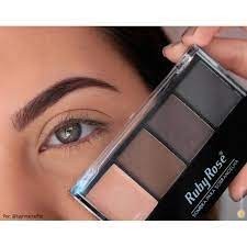Paleta De Sombras Para Sobrancelha Ruby Rose Primer