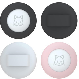 Airtag Titular Collar Gato, Small Air tag Cat Collar Titular Silicone Case Capa para Cat Dog Pet Collar Arnês Loop em Oferta na Shopee