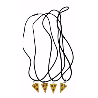 4 Colares Gargantilhas Best friends Bff Da Amizade Modelo Pizza Amarela em Oferta na Shopee