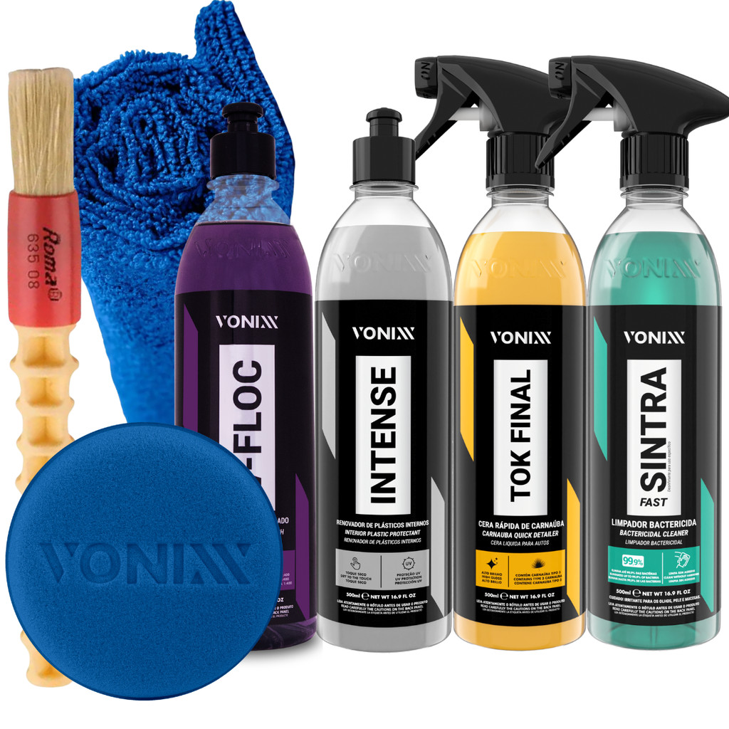 Kit Shampoo V-Floc Cera Tok Final Sintra Fast Intense Vonixx