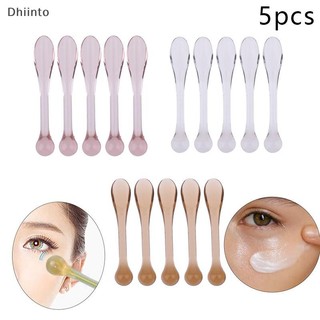 [Dhiint] 5 Peças Espátulas Cosméticas De Plástico Colher Aplicador De Creme Para Os Olhos Anti Rugas Massageador De Vara