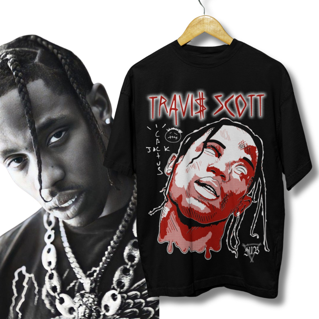 Camiseta Travis Scott Rap Hip Hop Astroworld Rapper Utopia