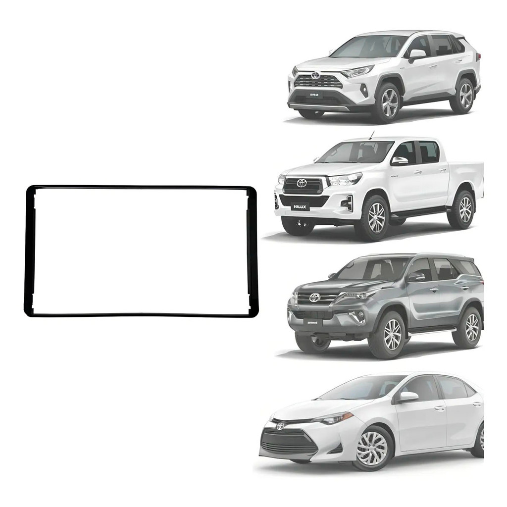 Moldura Multimidia 8 Pol Pioneer Toyota Corolla Rav4 Sw4