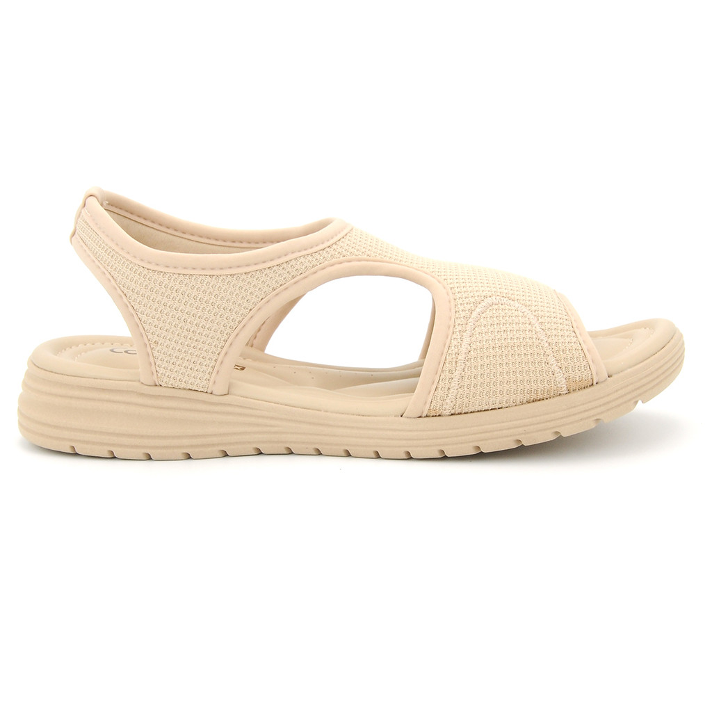 Sandália Comfortflex Anabela Elastico Confortavel Feminino 402