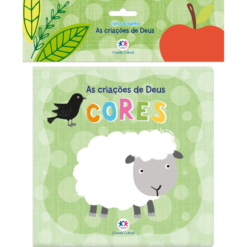Livro Infantil De Banho Para Bebê - As criações de Deus - Cores em Oferta na Shopee