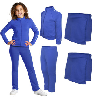 Kit Uniforme Escolar Feminino Infantil Helanca em Oferta na Shopee