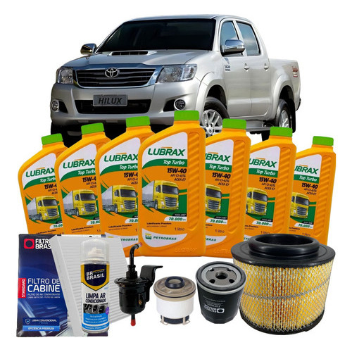 Kit Revisao Troca De Óleo Hilux 3.0 2012 2013 2014 2015 em Oferta na Shopee
