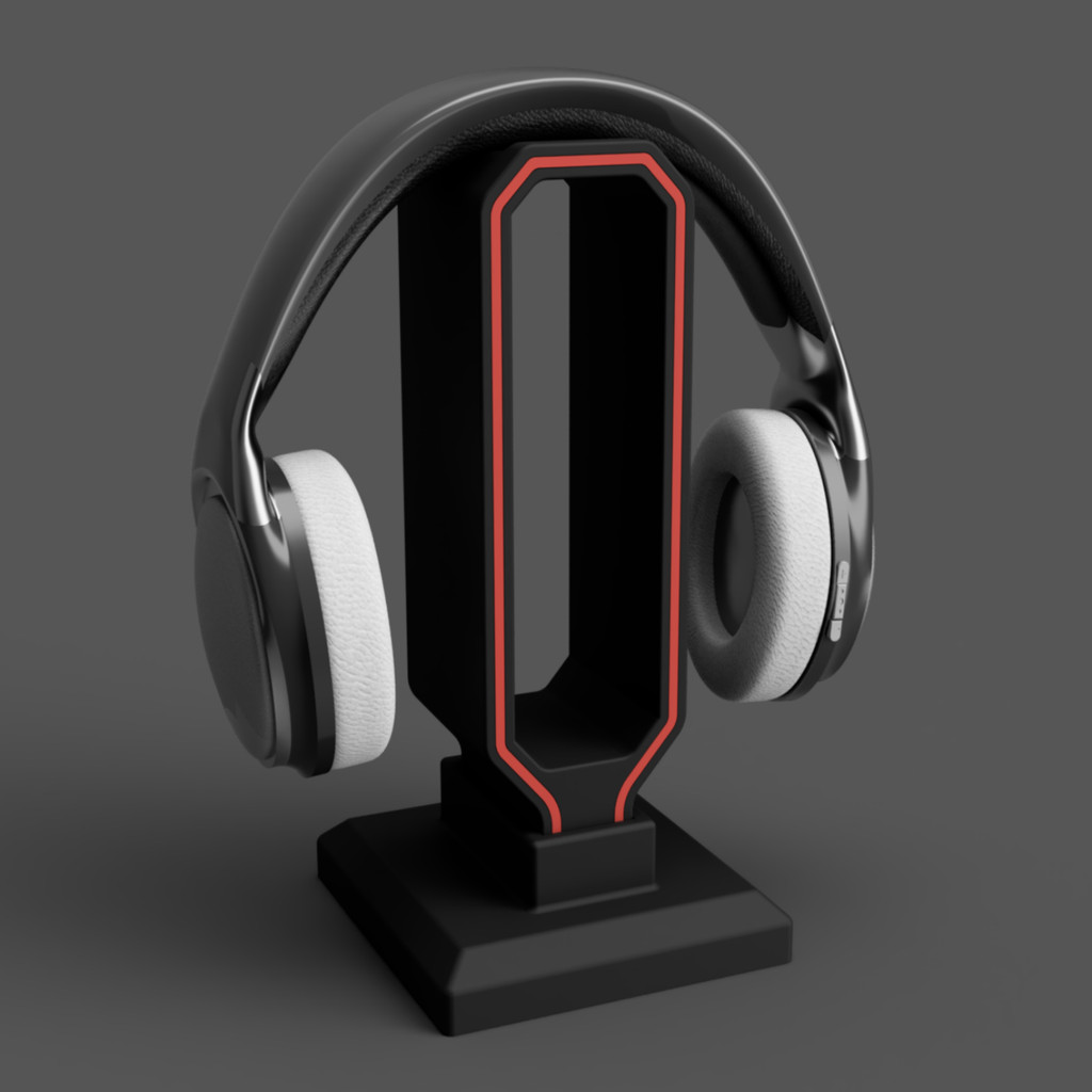 Suporte Fone Ouvido Mesa Headset SOFT LUXUARY MODERN Gamer  com e sem fio pc Universal Display Rack
