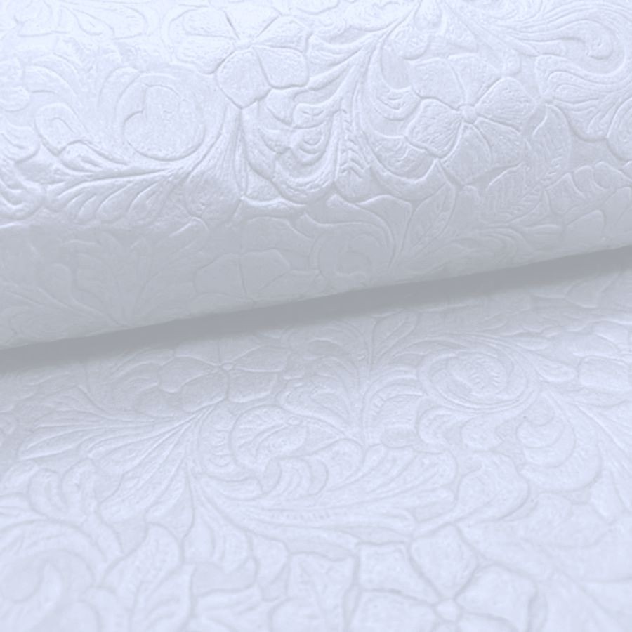 Papel de Seda Texturizado - 40x66cm - Branco - 10 unidades - Rizzo - Rizzo